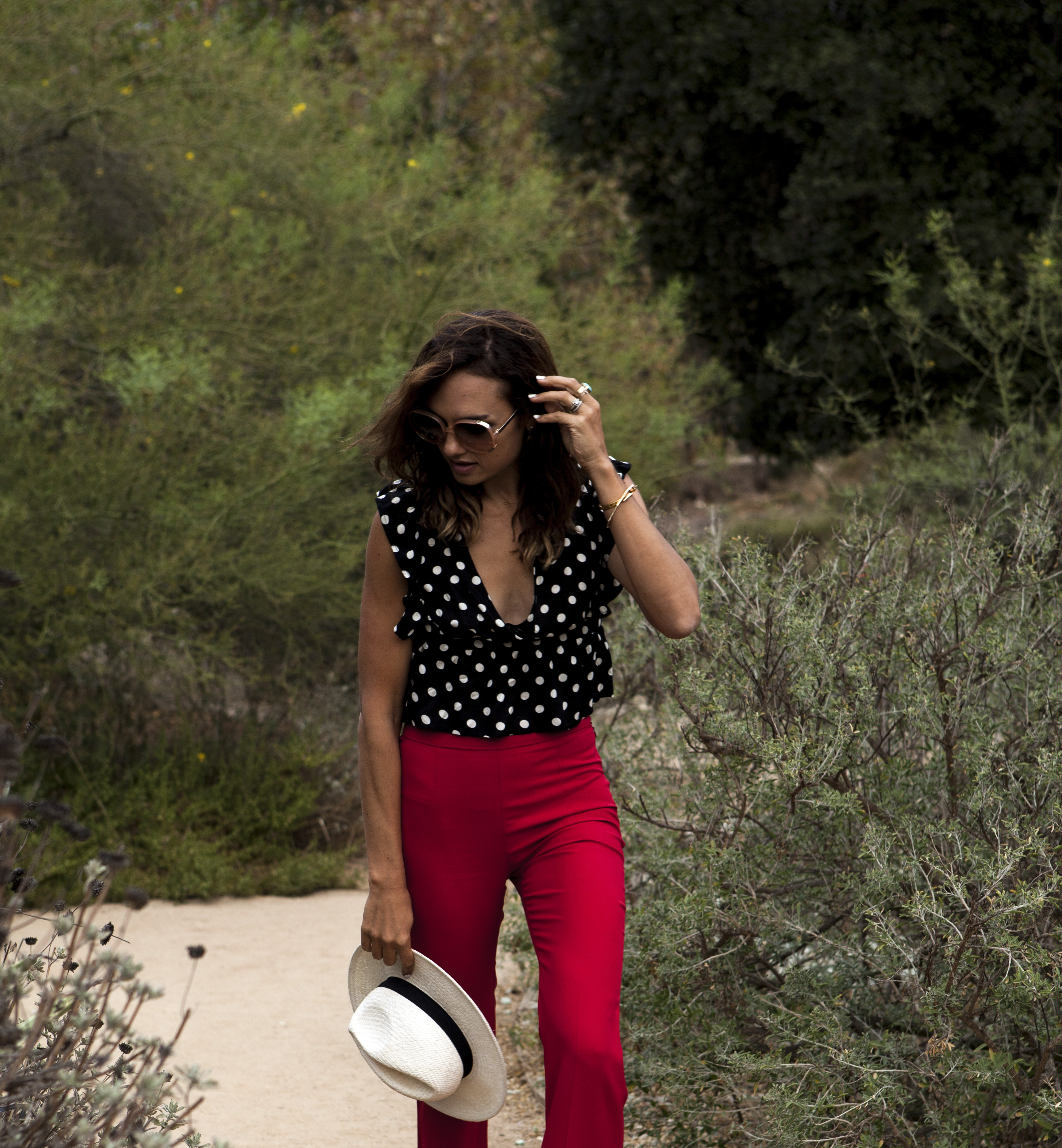 Red Pants and Polka Dots - Shalice Noel