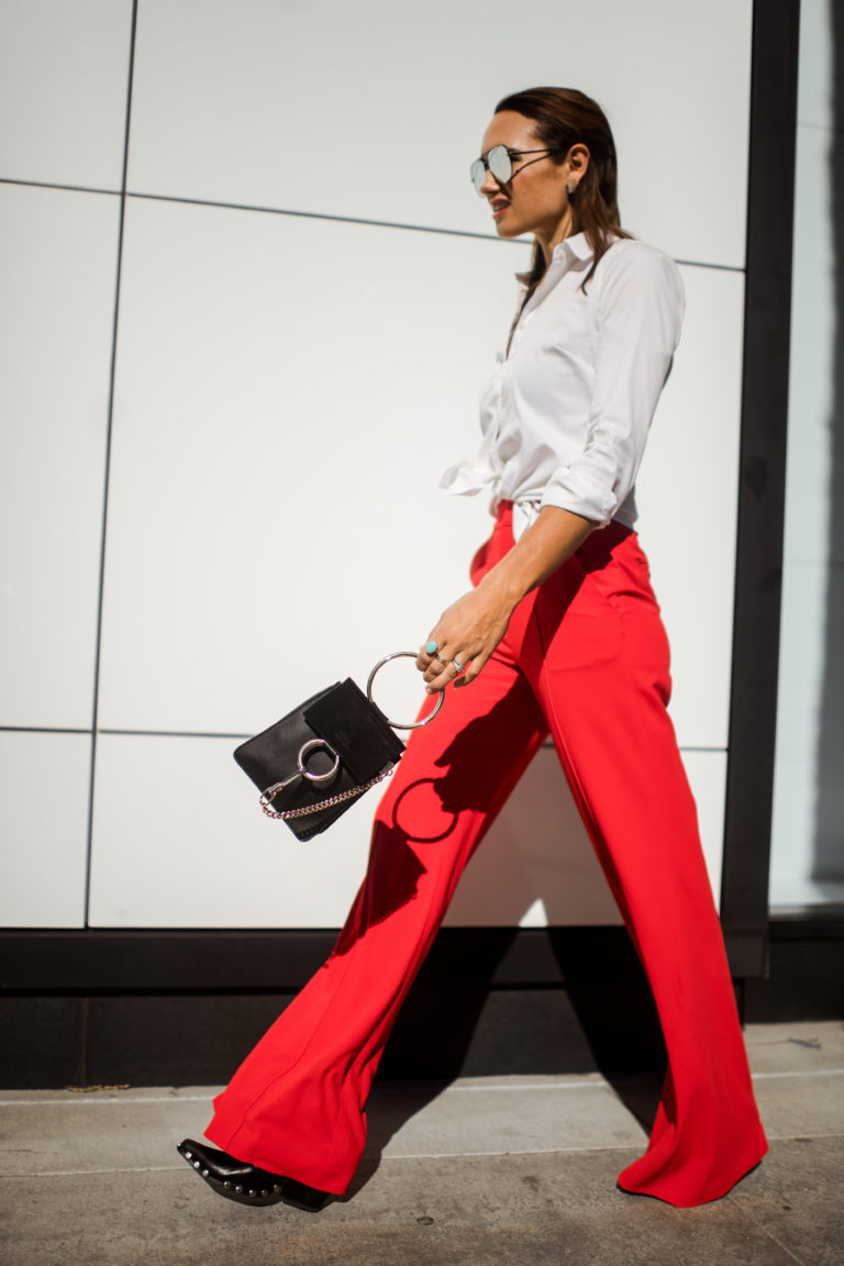 How I Style Red pants - Shalice Noel