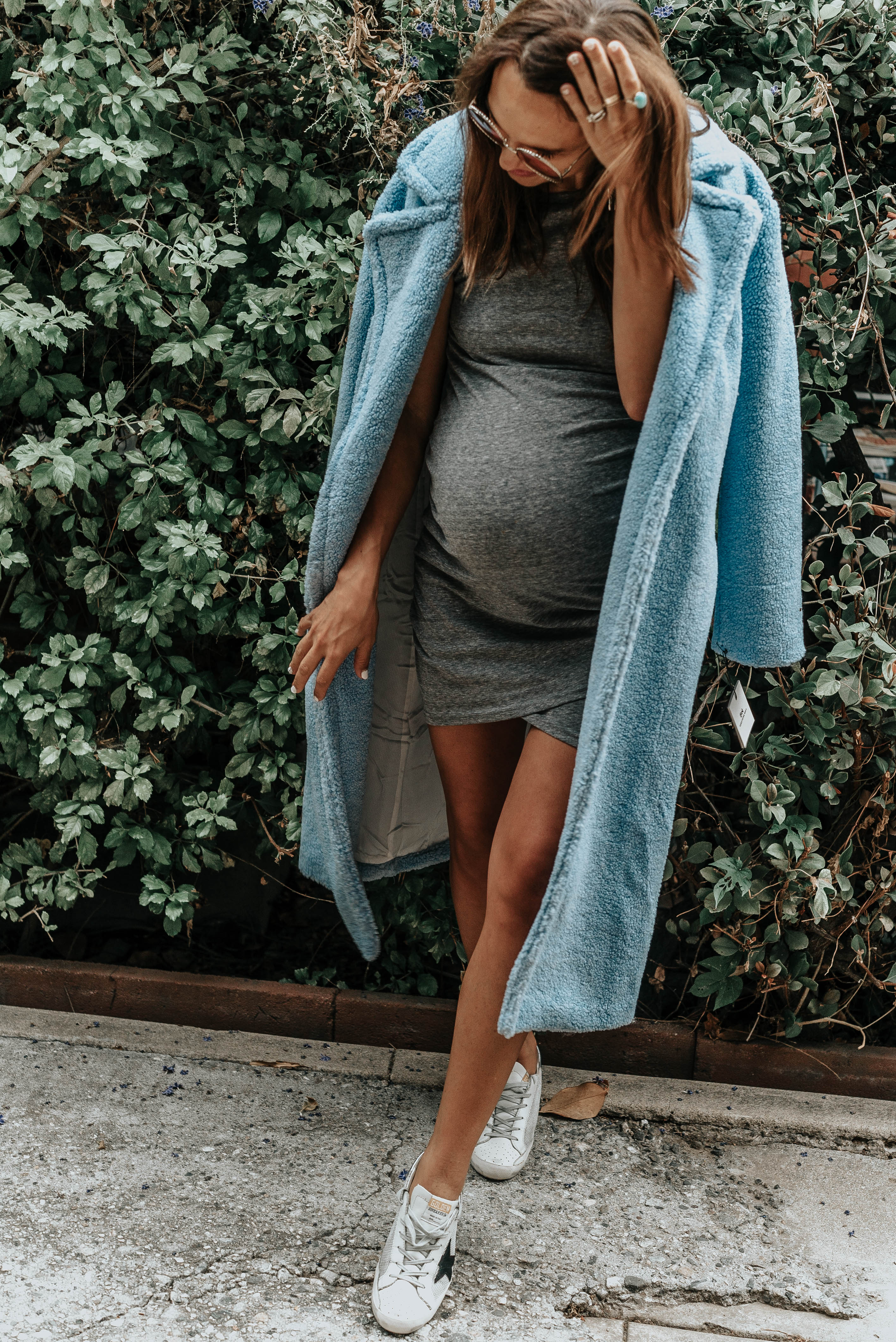 baby blue teddy jacket