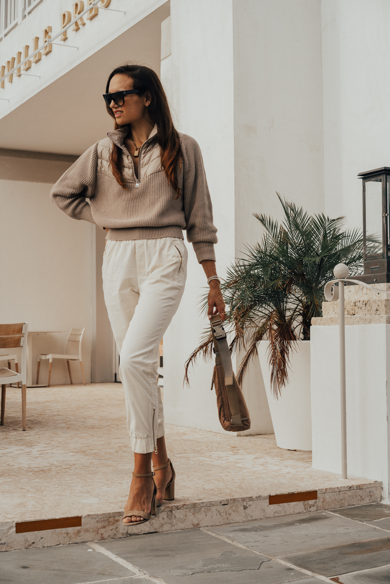 Desert Vintage Chanel White Linen Trousers